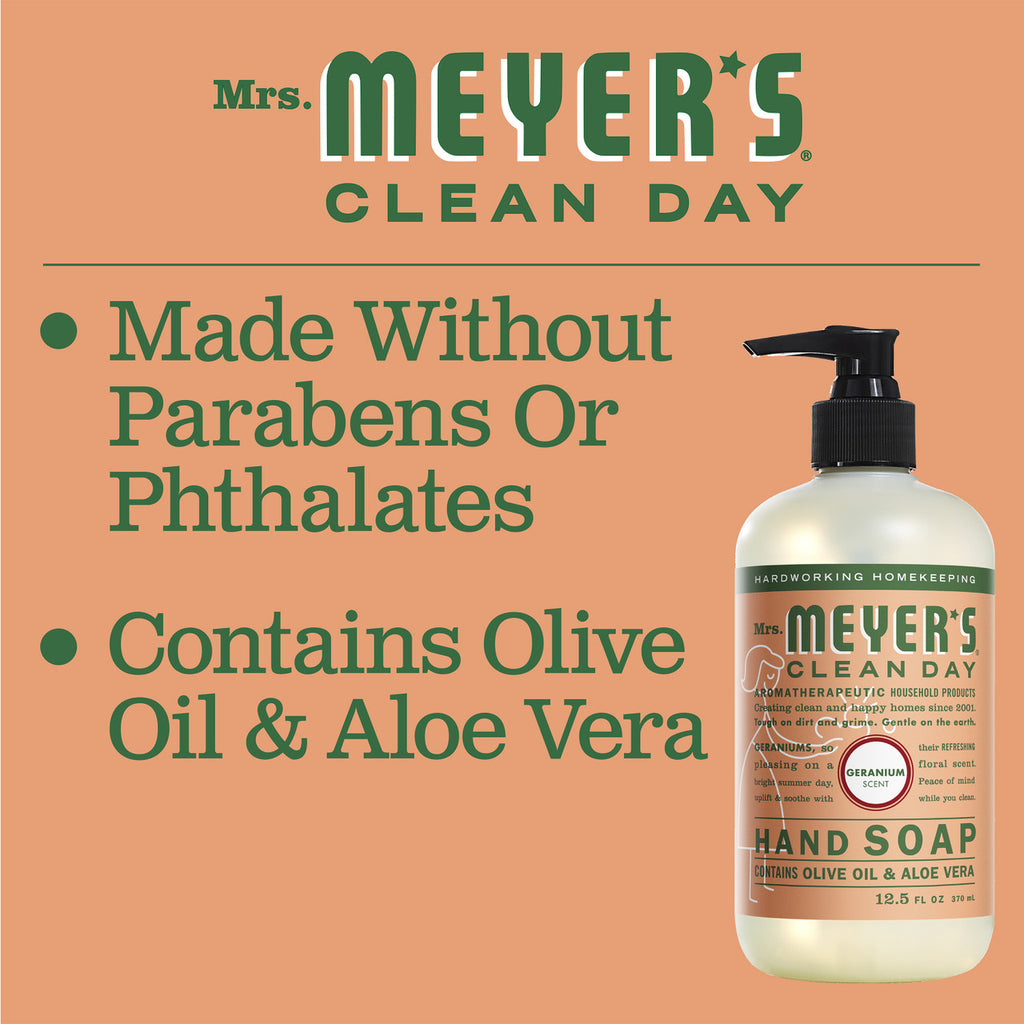 Meyers Geranium Liquid Hand Soap (6x12.5 Oz)