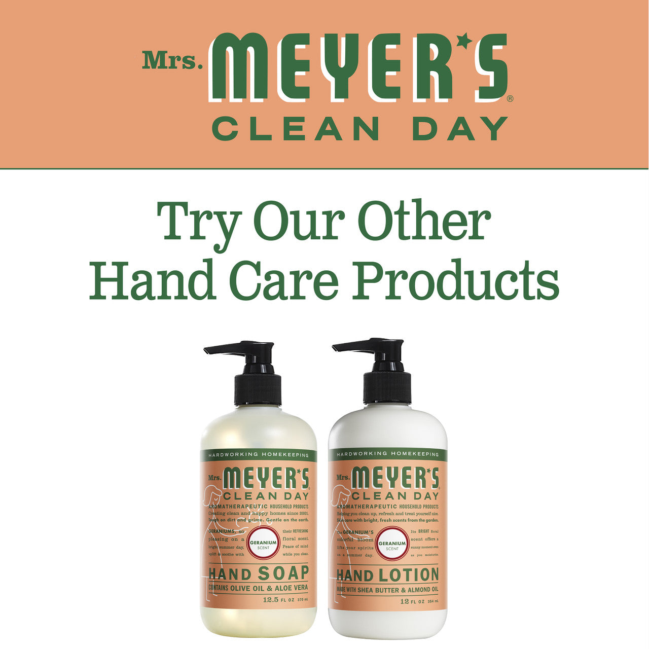Meyers Geranium Liquid Hand Soap (6x12.5 Oz)